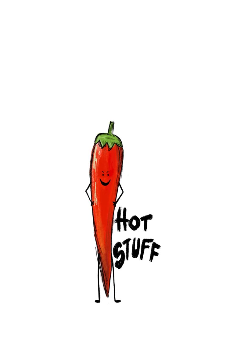Hot stuff sticker - Image 2
